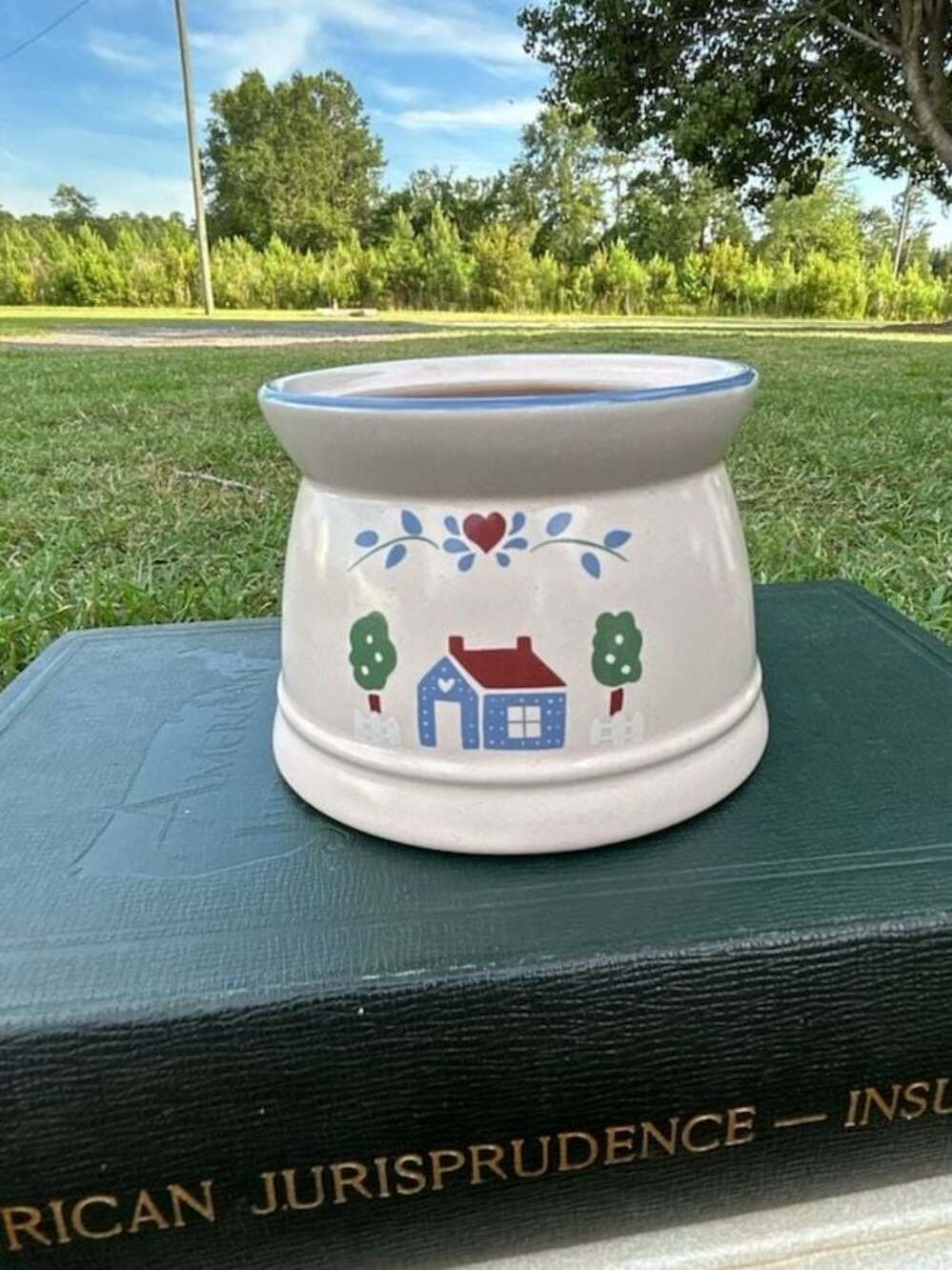 Habersham Country International China Creamer Sugar Bowl Potpourri Lid Stand - ,